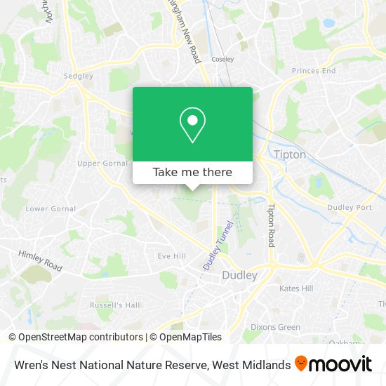 Wren's Nest National Nature Reserve map