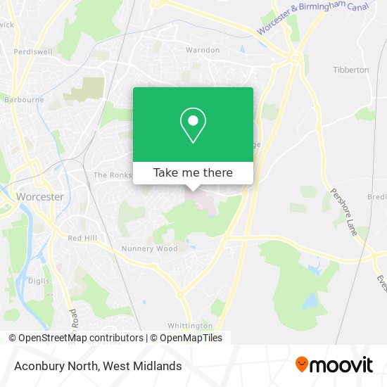 Aconbury North map
