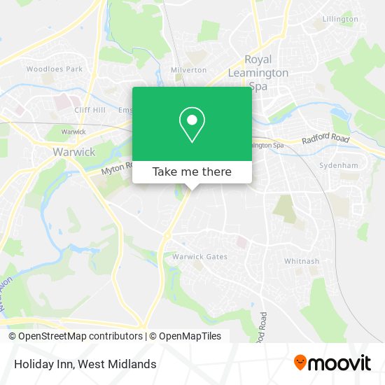 Holiday Inn map