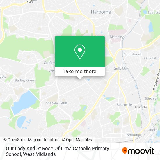 Our Lady And St Rose Of Lima Catholic Primary School map