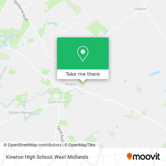 Kineton High School map