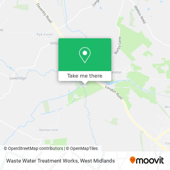 Waste Water Treatment Works map