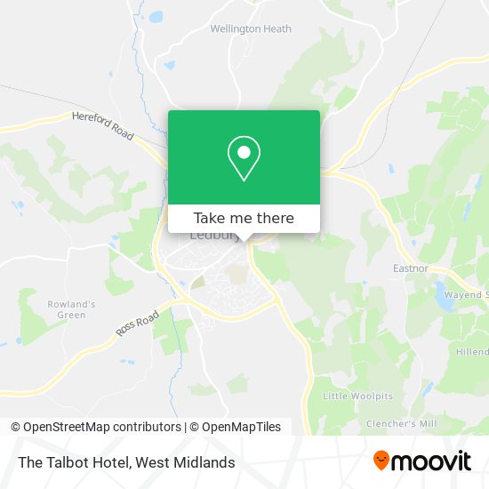 The Talbot Hotel map