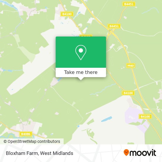Bloxham Farm map