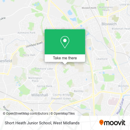 Short Heath Junior School map