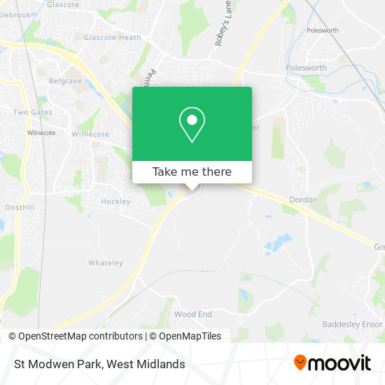St Modwen Park map