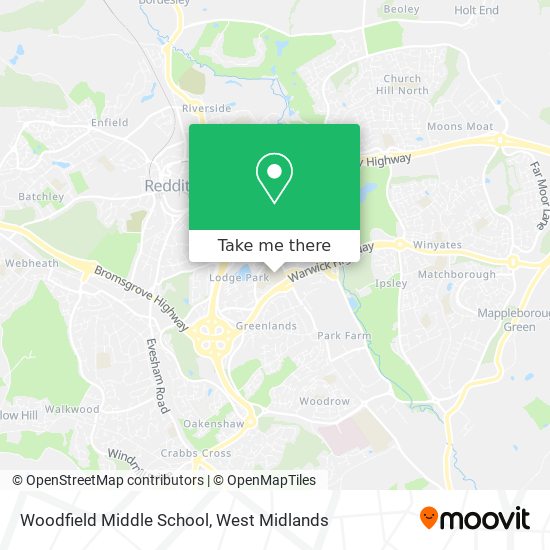 Woodfield Middle School map
