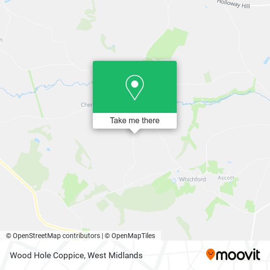 Wood Hole Coppice map