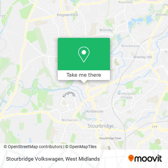 Stourbridge Volkswagen map