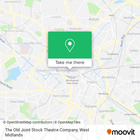The Old Joint Stock Theatre Company map