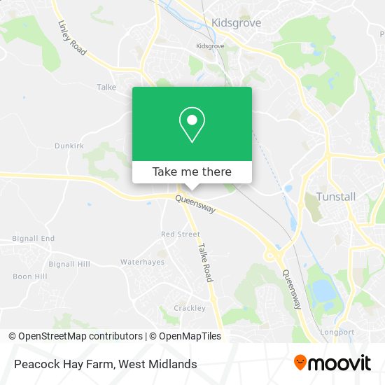 Peacock Hay Farm map