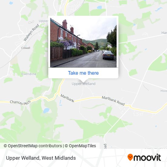 Upper Welland map