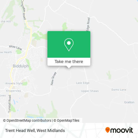 Trent Head Well map