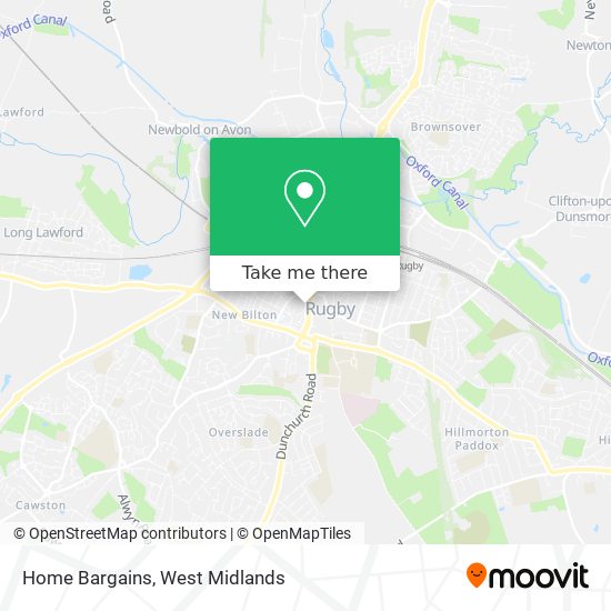 Home Bargains map