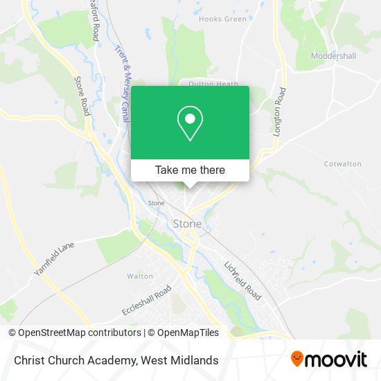 Christ Church Academy map