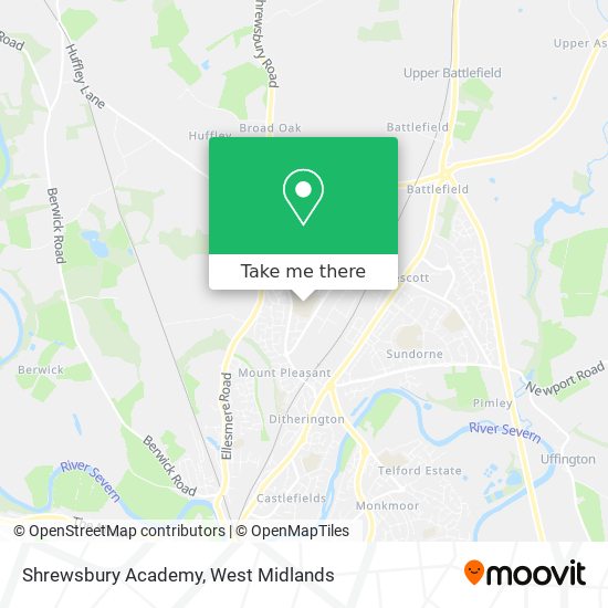 Shrewsbury Academy map