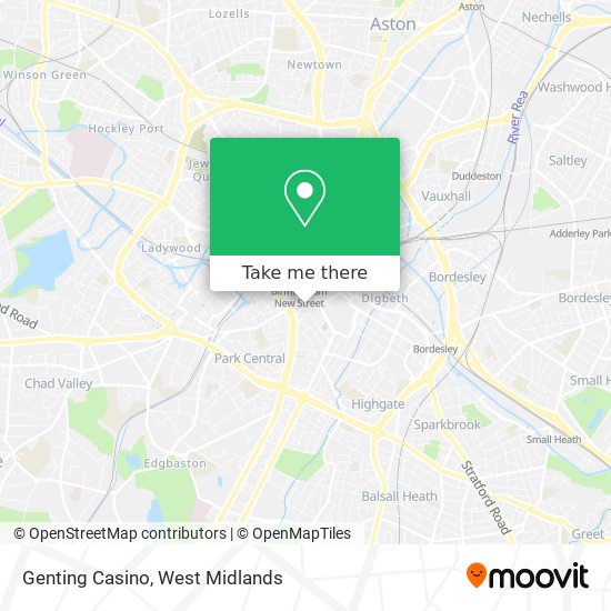 Genting Casino map