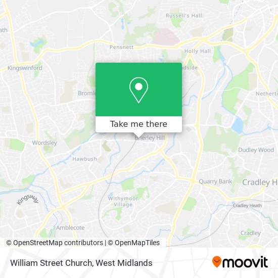 William Street Church map