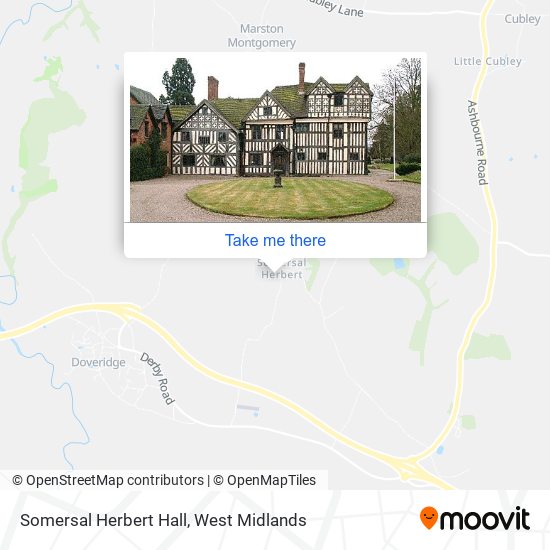 Somersal Herbert Hall map