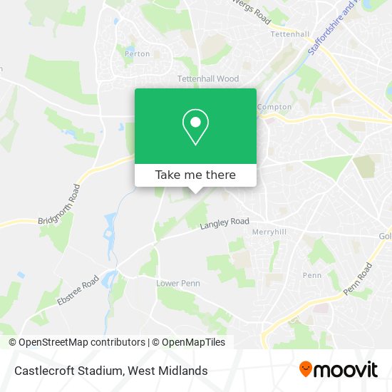 Castlecroft Stadium map