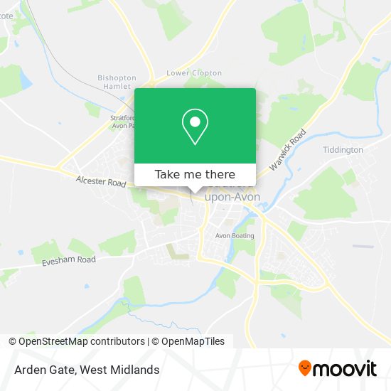 Arden Gate map