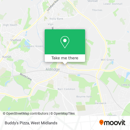 Buddy's Pizza map