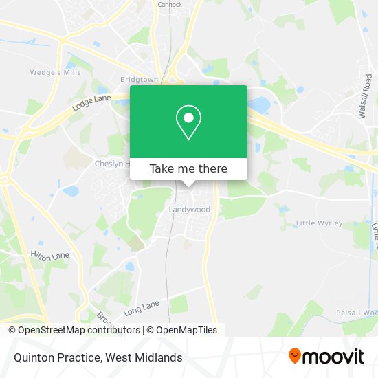 Quinton Practice map