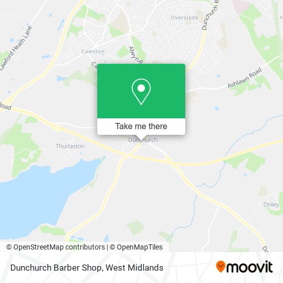 Dunchurch Barber Shop map