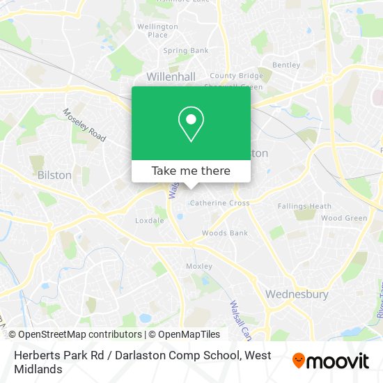 Herberts Park Rd / Darlaston Comp School map