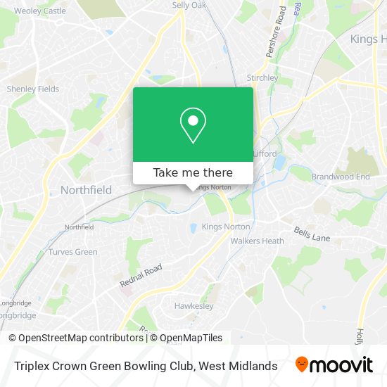 Triplex Crown Green Bowling Club map