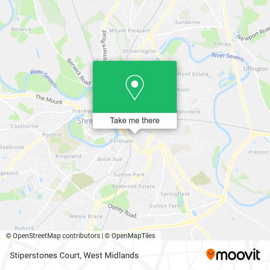 Stiperstones Court map
