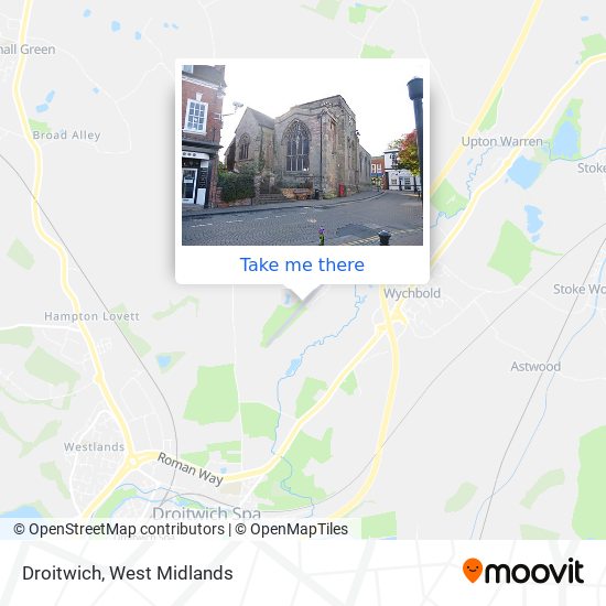 Droitwich map