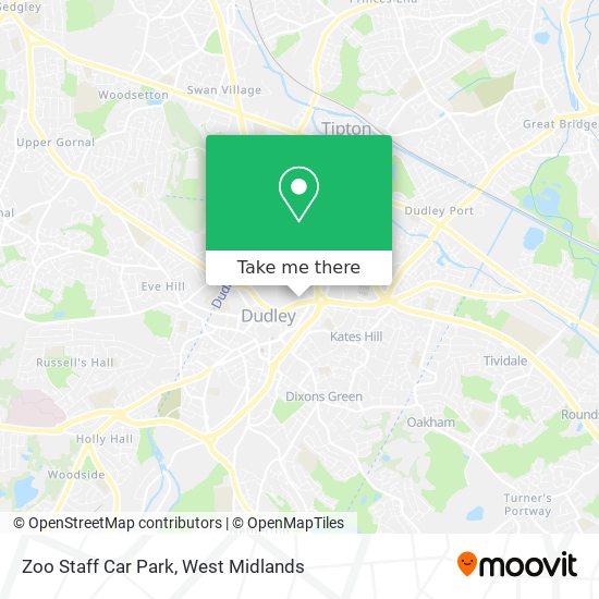 Zoo Staff Car Park map
