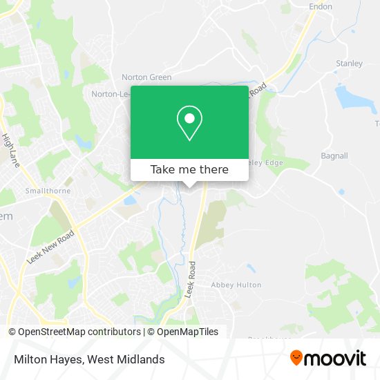 Milton Hayes map