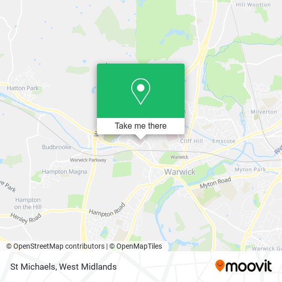 St Michaels map