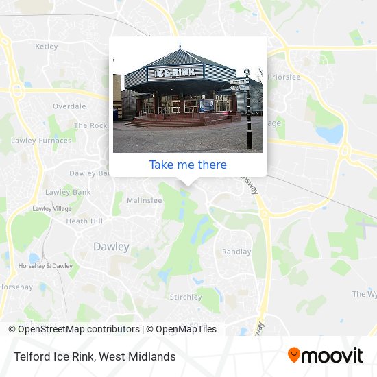 Telford Ice Rink map