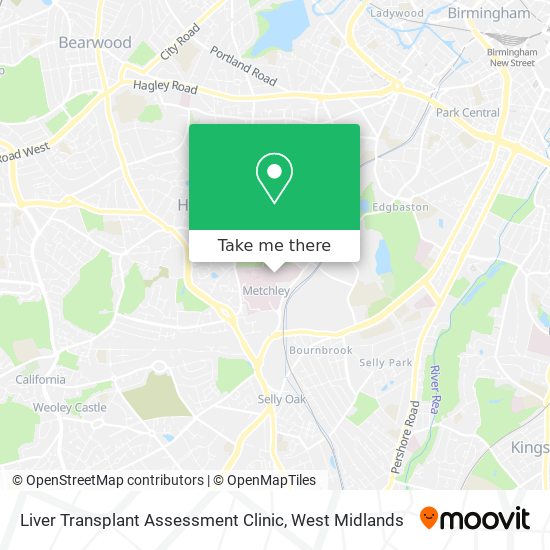 Liver Transplant Assessment Clinic map