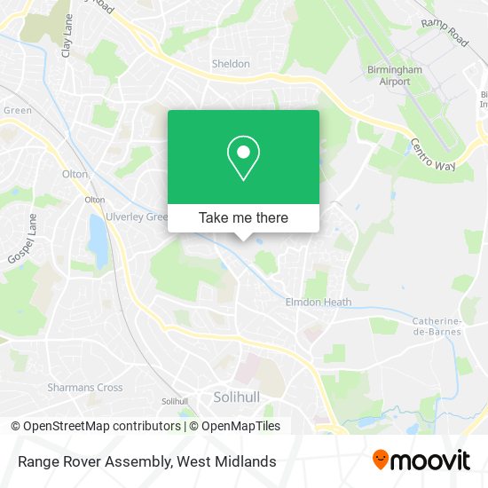 Range Rover Assembly map
