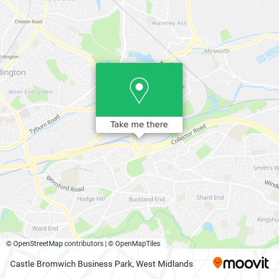 Castle Bromwich Business Park map