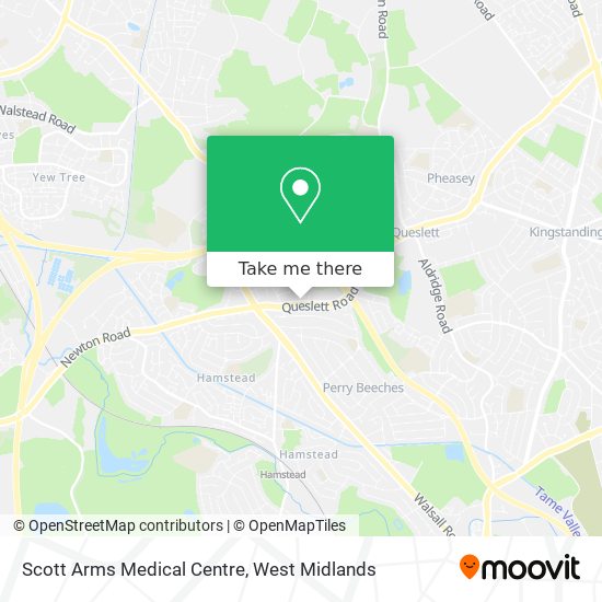 Scott Arms Medical Centre map
