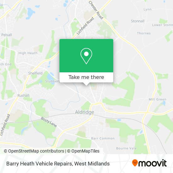 Barry Heath Vehicle Repairs map