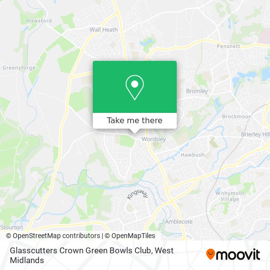 Glasscutters Crown Green Bowls Club map