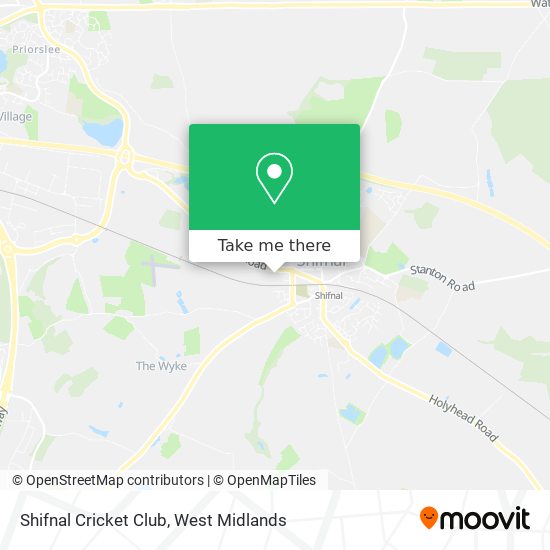 Shifnal Cricket Club map