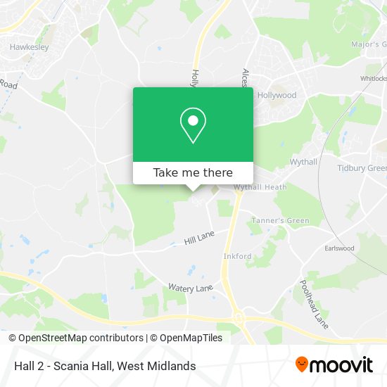 Hall 2 - Scania Hall map