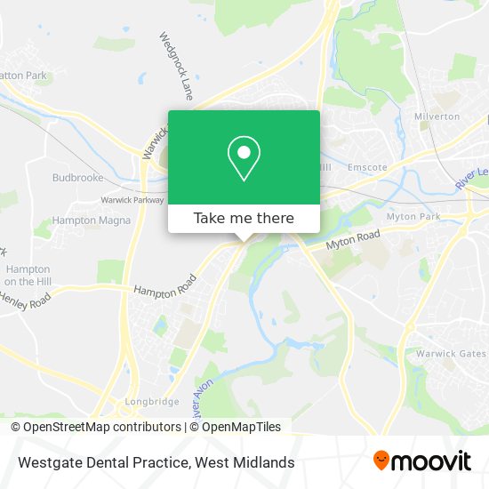 Westgate Dental Practice map