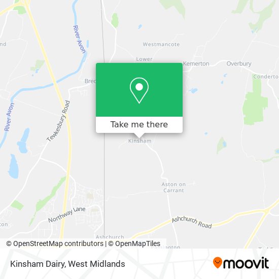 Kinsham Dairy map