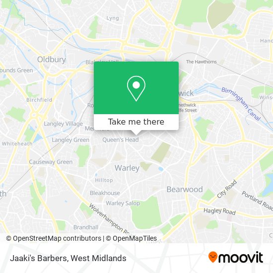 Jaaki's Barbers map