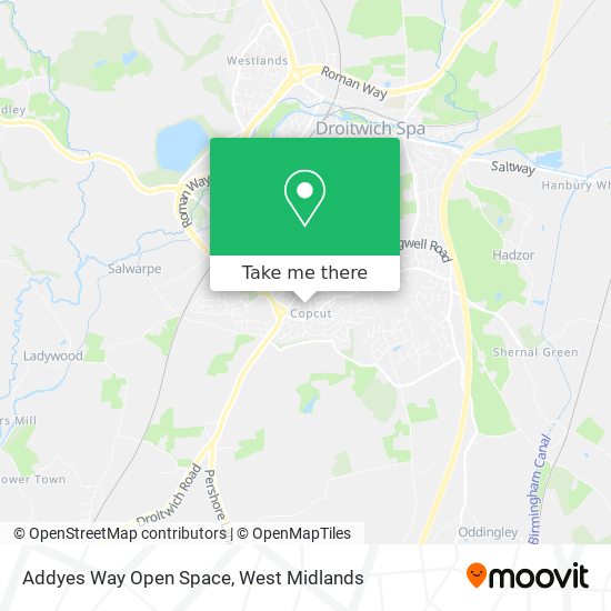 Addyes Way Open Space map