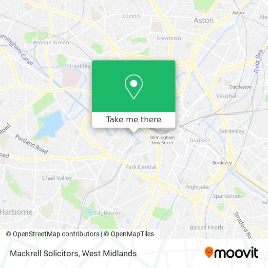 Mackrell Solicitors map