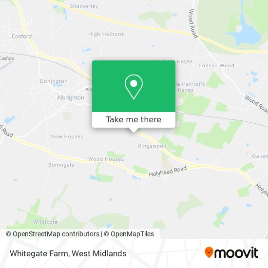 Whitegate Farm map